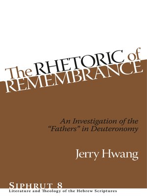 cover image of The Rhetoric of Remembrance